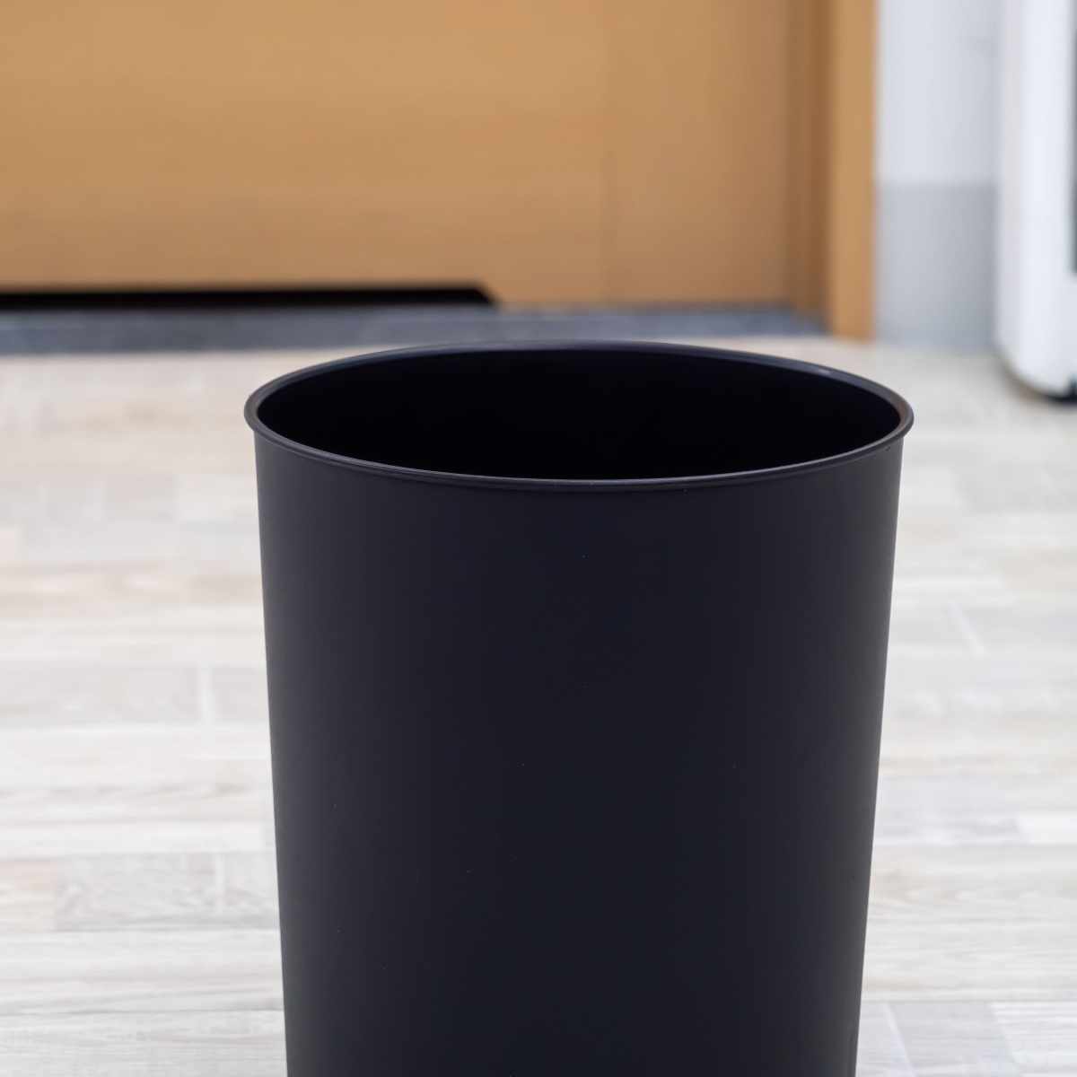 ゴミ箱 8L 12個セット クズポイ ( ごみ箱 8リットル ふた無し くず入れ コンパクト 12個 オフィス備品 寝室 シンプル ブラック アイボリー 日本製 備品 ) 【ブラック】 ブラック