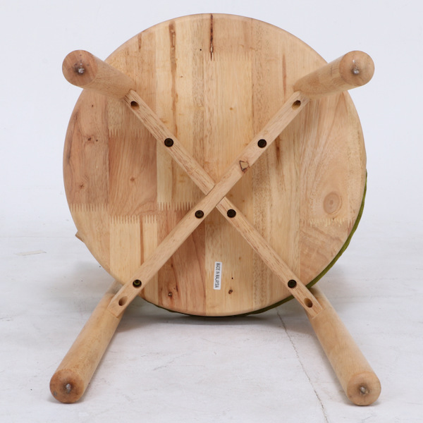 ダイニングチェア 座面高42cm チェア 木製 天然木 クッション付き 丸椅子 椅子 （ チェアー イス いす ダイニング 食卓椅子  ダイニングチェアー 木製チェア リビングチェア 食卓 ダイニング用 食卓用 木製椅子 丸 おしゃれ ）
