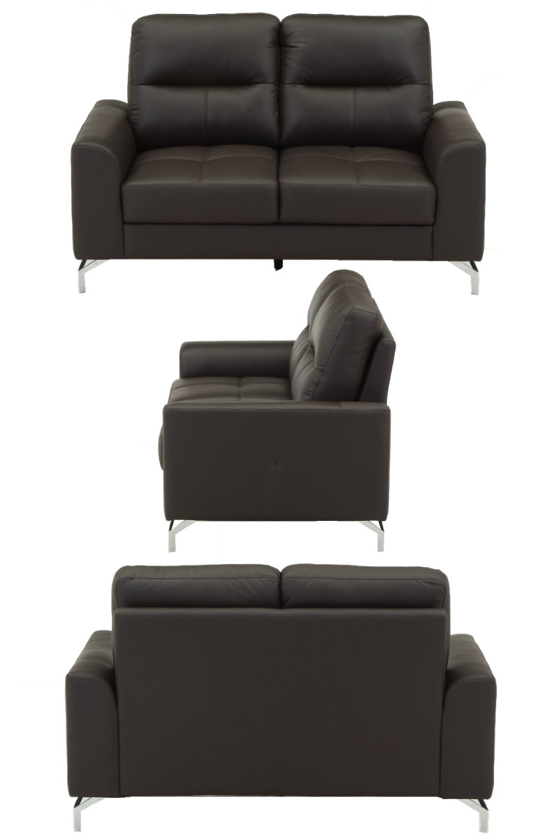 レザーソファ 幅147cm 2人掛け 革ソファ ジーク （ レザー