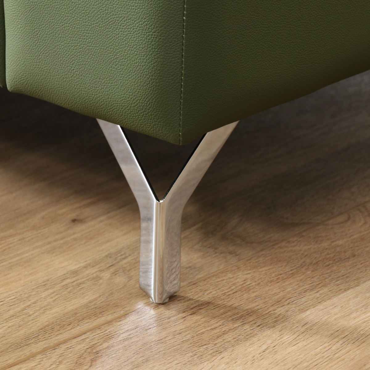 レザーソファ 幅194cm 3人掛け 革ソファ ジーク ( レザー アームレスト 肘付き シンプル ビンテージ調 北欧風 高級感 重厚感 ) 【ダークグリーン】 ダークグリーン