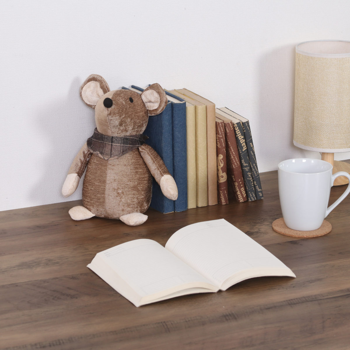 ドアストッパー アニマルドアストッパー 約1kg ぬいぐるみ ( 扉ストッパー ドア止め かわいい うさぎ ネコ 犬 室内 置くだけ 扉止め ストッパー ドアキーパー ドアストップ 社内 オフィス 会社 店舗 ブックエンド ) 【ネズミ】 ネズミ