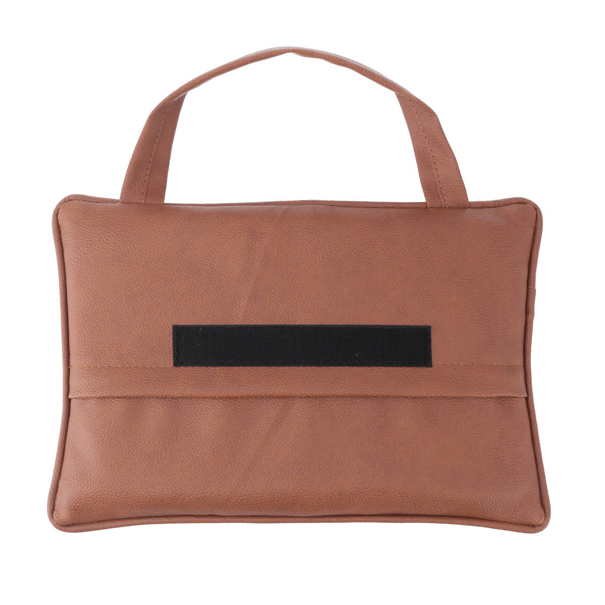 ラウンジチェア 折りたたみ レザー調 ( ピロー付き 幅広座面 天然木 フレーム リラックス チェア 椅子 ブラウン ブラック リビング ヴィンテージ調 北欧 おしゃれ ) 【ブラック】 ブラック