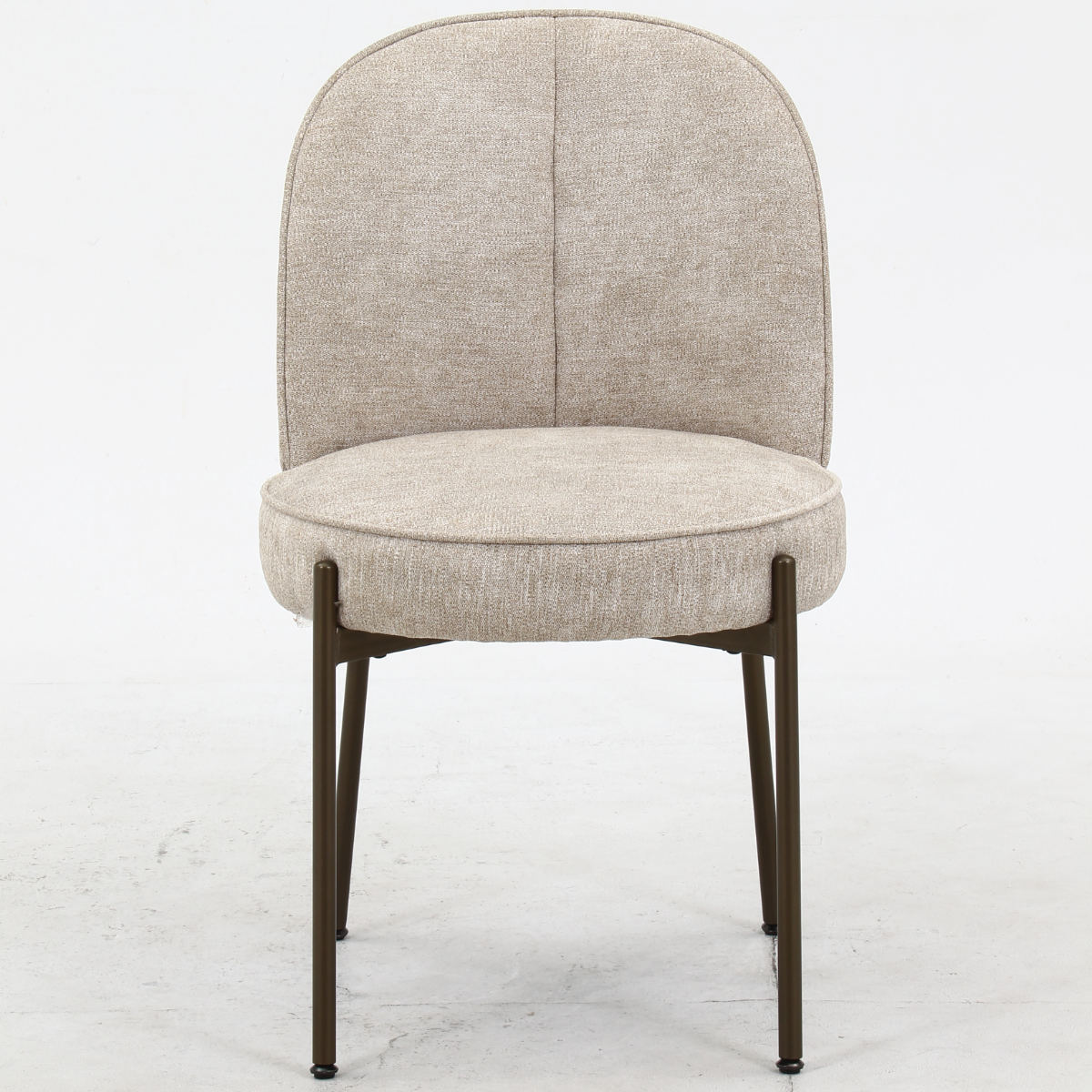 ダイニングチェア 座面高48cm ミオ ( 食卓椅子 チェア チェアー イス 椅子 いす ダイニング 肘なし アームレス ファブリック 完成品 食卓 リビング おしゃれ リビングチェア リビングチェアー ) 【グリーン】 グリーン