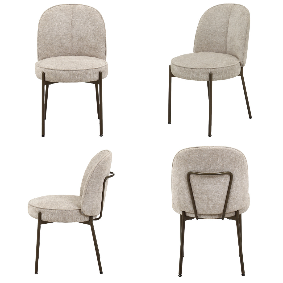 ダイニングチェア 座面高48cm ミオ ( 食卓椅子 チェア チェアー イス 椅子 いす ダイニング 肘なし アームレス ファブリック 完成品 食卓 リビング おしゃれ リビングチェア リビングチェアー ) 【グリーン】 グリーン