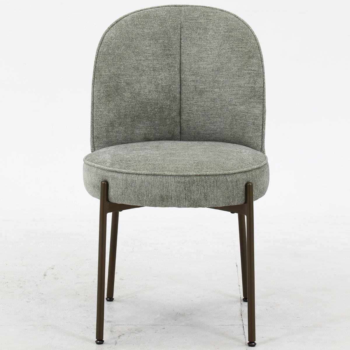 ダイニングチェア 座面高48cm ミオ ( 食卓椅子 チェア チェアー イス 椅子 いす ダイニング 肘なし アームレス ファブリック 完成品 食卓 リビング おしゃれ リビングチェア リビングチェアー ) 【グリーン】 グリーン