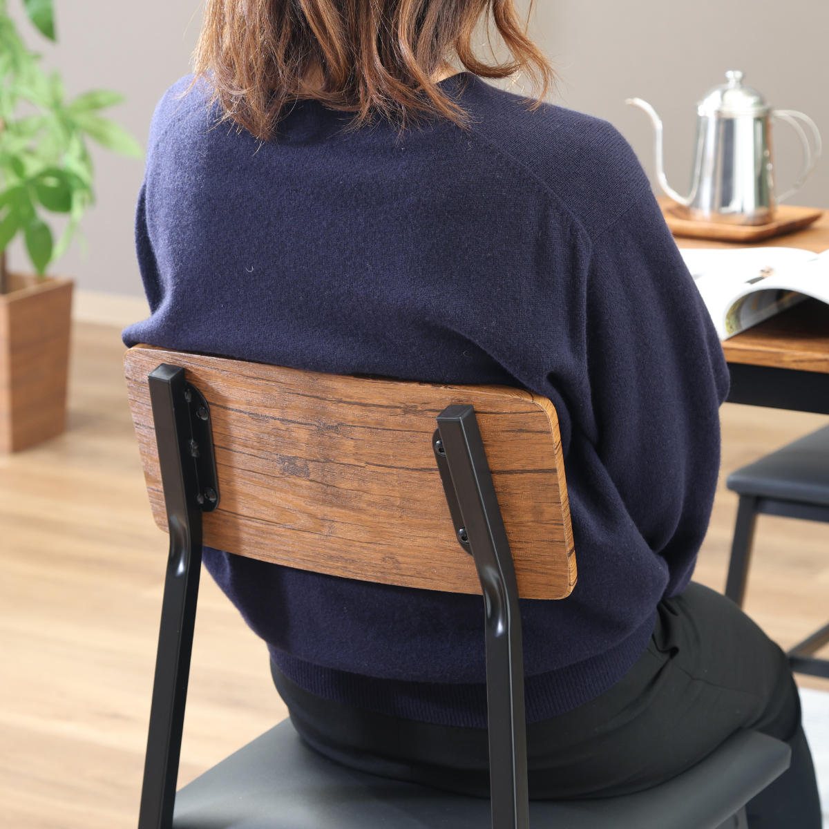 ダイニングテーブルセット 2人掛け 3点セット テーブル幅70cm チェア×2 マリー ( ダイニングセット 正方形 スクエア 1人掛け テーブル コンパクト カフェテーブル 椅子 セット ビンテージ調 ナチュラル レザー調 ファブリック ) 【ビンテージ】 ビンテージ