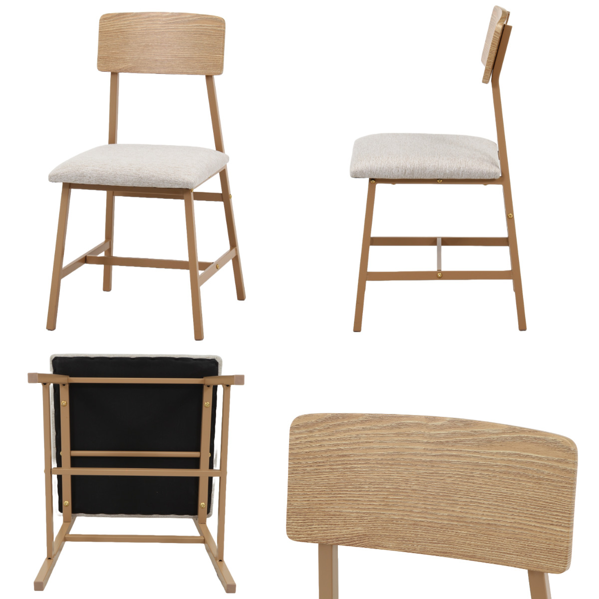 ダイニングテーブルセット 2人掛け 3点セット テーブル幅70cm チェア×2 マリー ( ダイニングセット 正方形 スクエア 1人掛け テーブル コンパクト カフェテーブル 椅子 セット ビンテージ調 ナチュラル レザー調 ファブリック ) 【ビンテージ】 ビンテージ