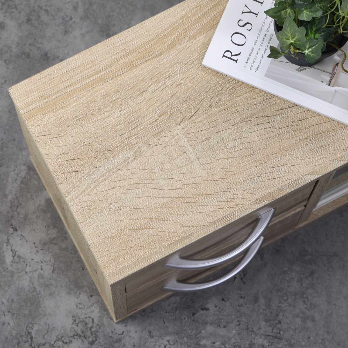 両側から取り出せる カウンター上 収納ラック 幅120cm ( 棚 ラック 収納 調味料ラック カウンター 両面 卓上 引出し ナチュラル ホワイト シンプル ) 【ホワイト】 ホワイト