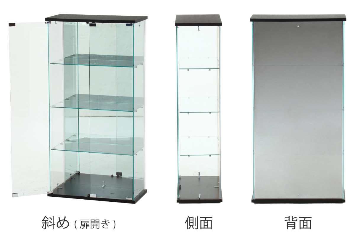 [あきらさん専用] ホワイト ガラスディスプレイケース 幅60cm あきらさん専用] ホワイト ガラスディスプレイケース 幅60cm