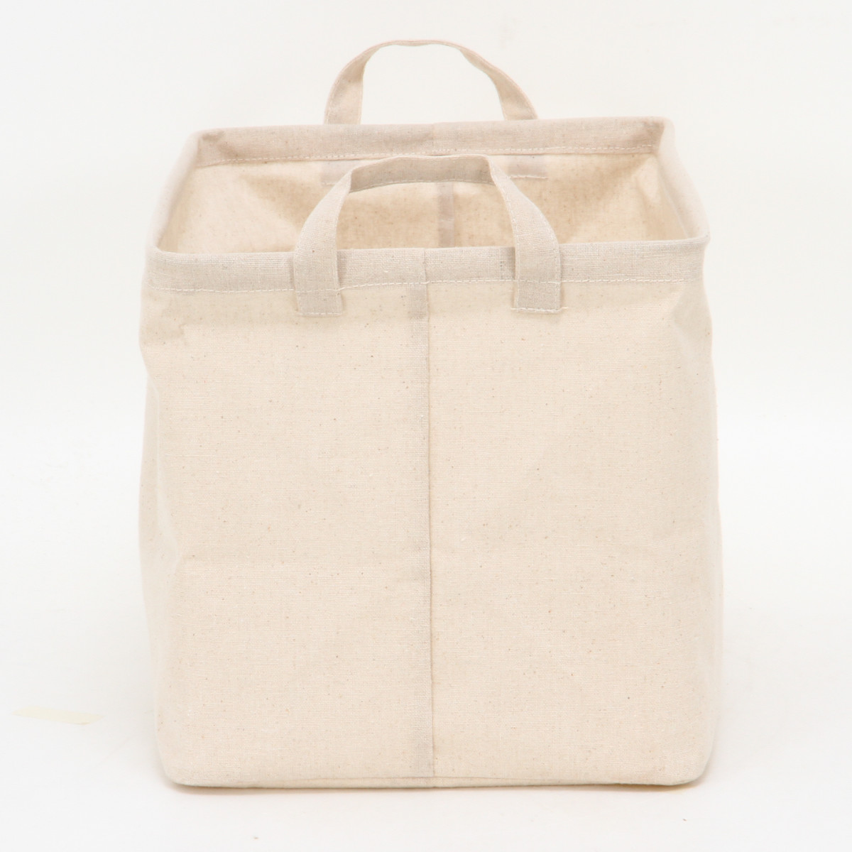 収納ボックス 布 ファブリックボックス スクエア インナーケース 折りたたみ ( 幅38×奥行26×高さ26cm 収納ケース 収納 小物 小物収納 小物入れ カラーボックス 引き出し インナーボックス ボックス ケース 持ち手付き ) 【グレー】 グレー