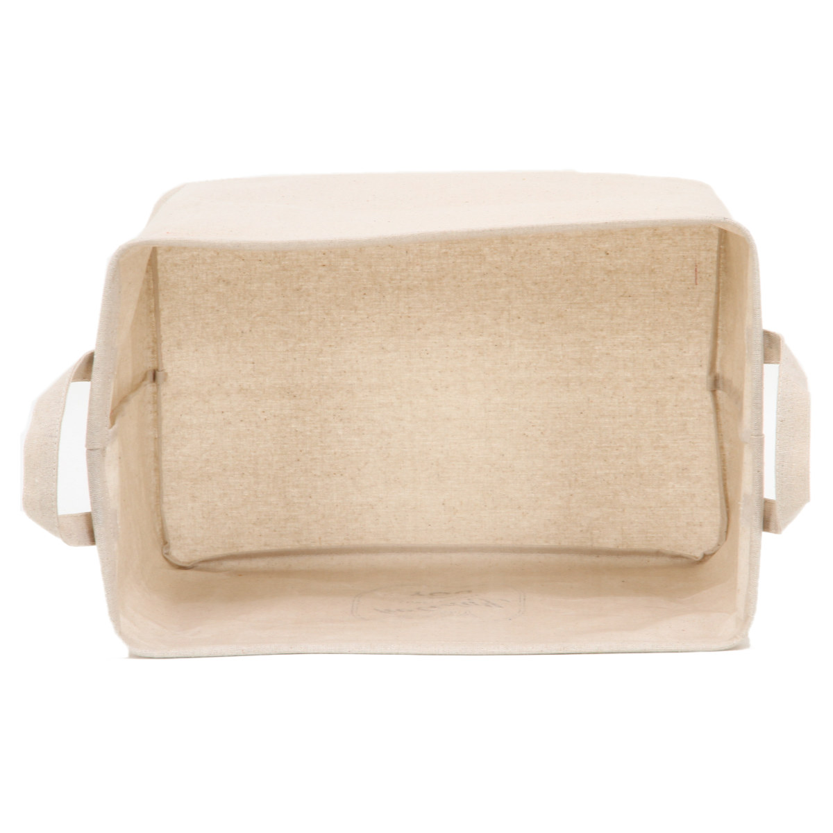 収納ボックス 布 ファブリックボックス スクエア インナーケース 折りたたみ ( 幅38×奥行26×高さ26cm 収納ケース 収納 小物 小物収納 小物入れ カラーボックス 引き出し インナーボックス ボックス ケース 持ち手付き ) 【グレー】 グレー