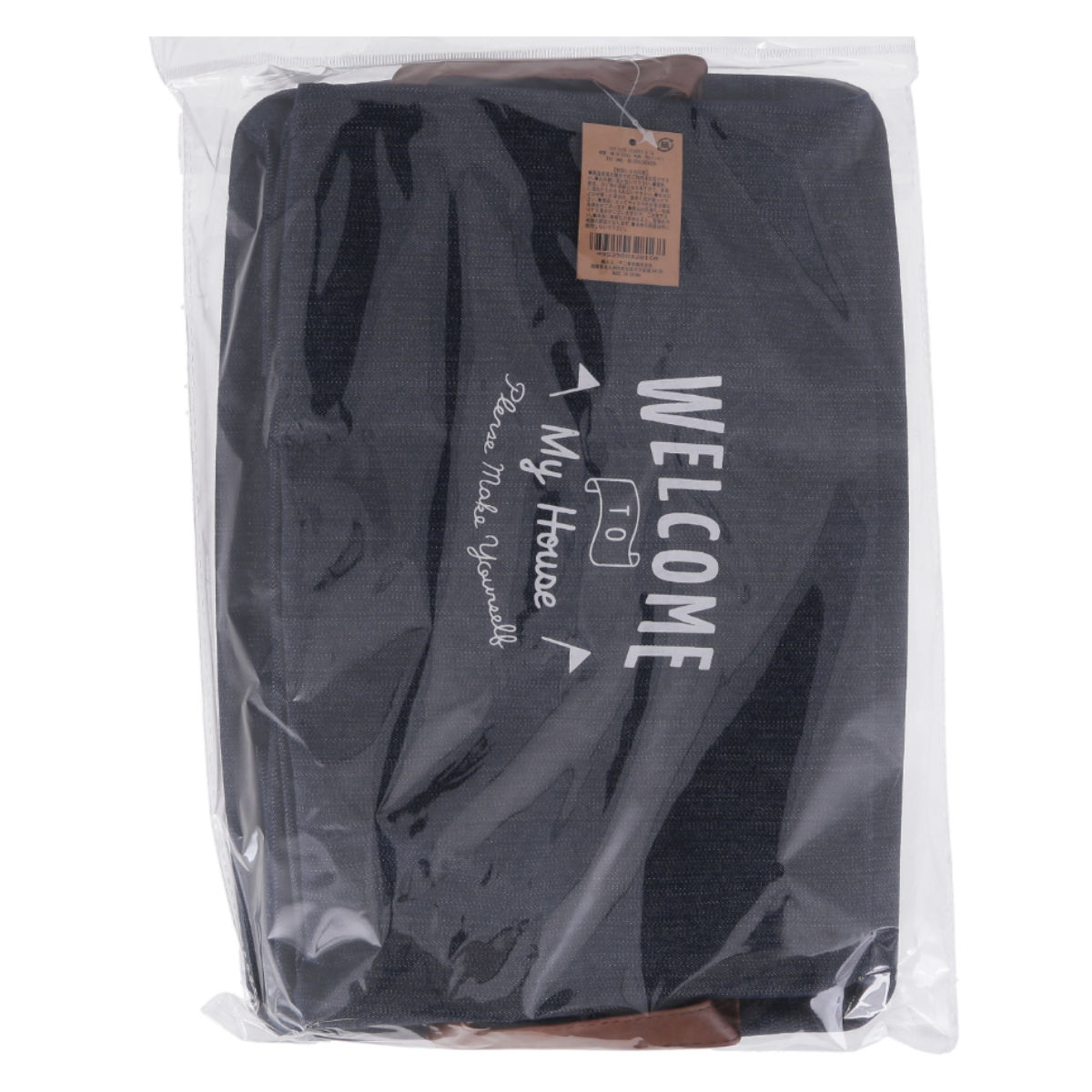 収納ボックス 布 ファブリックボックス スクエア デニム インナーケース 折りたたみ ( 幅38×奥行26×高さ26cm 収納ケース 収納 小物 小物収納 小物入れ カラーボックス 引き出し インナーボックス ボックス ケース 持ち手付き )