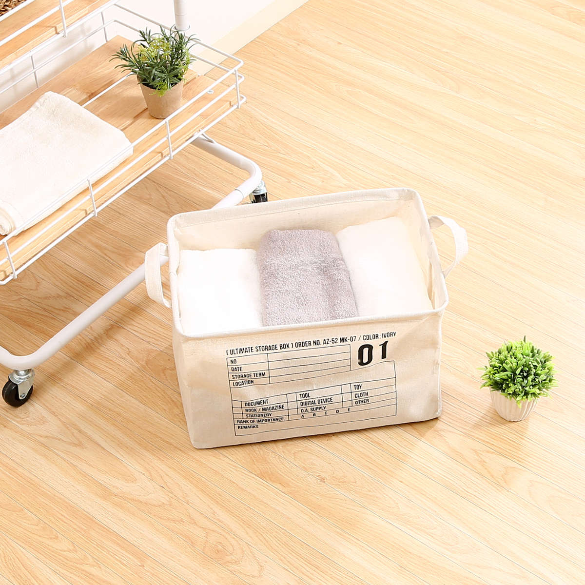 収納ボックス 布 ファブリック インナーボックス 折りたたみ ( 幅38×奥行26×高さ26cm 収納ケース 収納 小物 小物収納 小物入れ カラーボックス 引き出し インナーケース ボックス ケース 持ち手付き ) 【ブラック】 ブラック