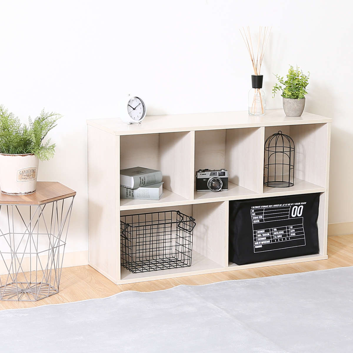 収納ボックス 布 ファブリック インナーボックス 折りたたみ ( 幅38×奥行26×高さ26cm 収納ケース 収納 小物 小物収納 小物入れ カラーボックス 引き出し インナーケース ボックス ケース 持ち手付き ) 【ブラック】 ブラック