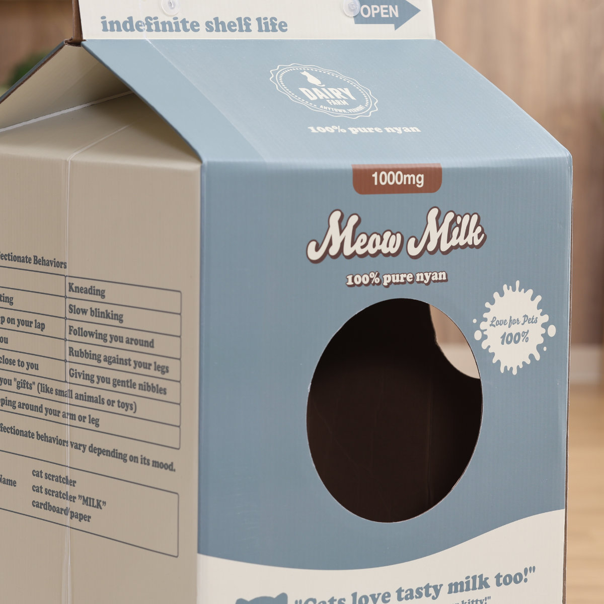 爪とぎ 猫 KDタイプ 牛乳パック ( 爪研ぎ つめとぎ 猫用 爪とぎハウス 段ボール ストレス解消 遊び おもちゃ かわいい 爪磨き ガリガリ ハウス 寝床 ねこ 猫用品 ペット用品 おしゃれ )