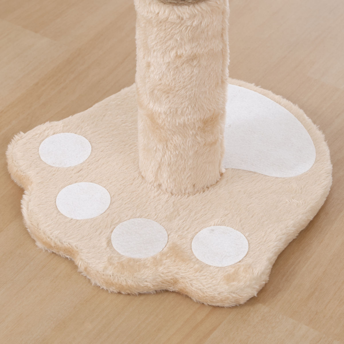 爪とぎ 猫 ポールタイプ ねこぱんち ( 爪研ぎ つめとぎ 猫用 スタンドタイプ 縦型 麻 ストレス解消 遊び 爪磨き ねこ おもちゃ かわいい 猫用品 ペット用品 ) 【ブラウン】 ブラウン