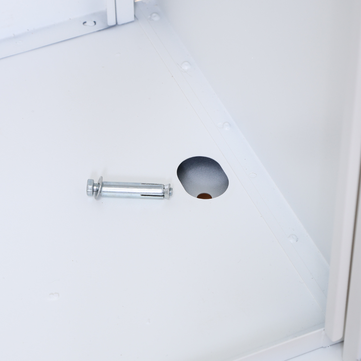 宅配ボックス スチール宅配ボックス Luca 2段 ( 宅配 ボックス ポスト 宅配ポスト 一戸建て用 大型 大容量 据え置き 置き配用ボックス 郵便 郵便受け 宅配BOX 2段式 防止対策 防犯 鍵付き 戸建 屋外 おしゃれ ) 【ホワイト】 ホワイト