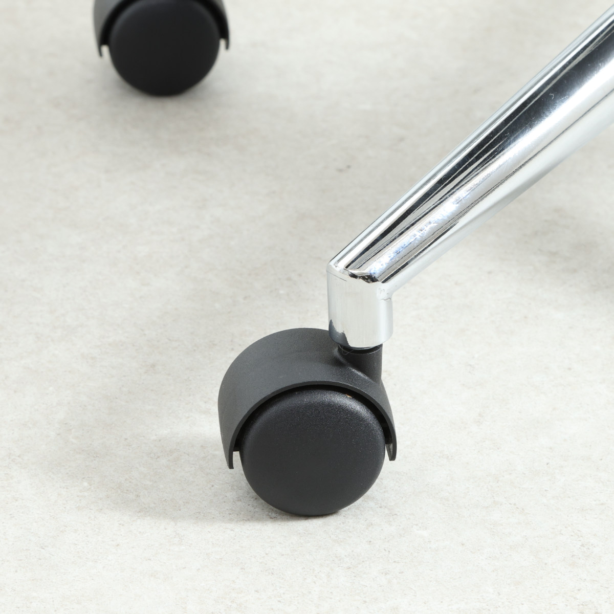 オフィスチェア 昇降式 座面高45~54cm ルル ( ワークチェア パソコンチェア 学習椅子 高さ調節 回転 ブークレ生地 もこもこ 在宅 仕事 勉強 座り心地 快適 勉強椅子 イス 椅子 オフィス キャスター付き ) 【ホワイト】 ホワイト