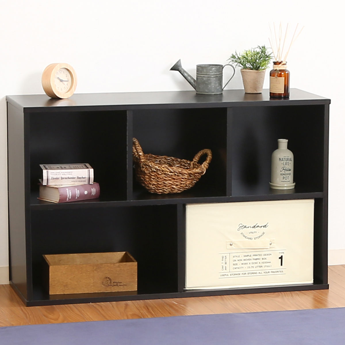 収納ボックス 不織布 同色3個セット インナーボックス スタンダード フルサイズ ( 収納ケース 収納 ケース ボックス カラーボックス インナーケース 引き出し 取っ手付き 持ち手付き ファブリック 布製 おしゃれ ) 【グレー】 グレー