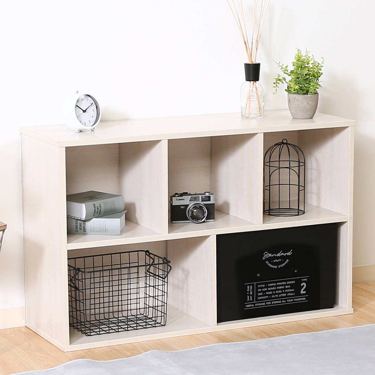 収納ボックス 不織布 同色3個セット インナーボックス スタンダード フルサイズ ( 収納ケース 収納 ケース ボックス カラーボックス インナーケース 引き出し 取っ手付き 持ち手付き ファブリック 布製 おしゃれ ) 【グレー】 グレー