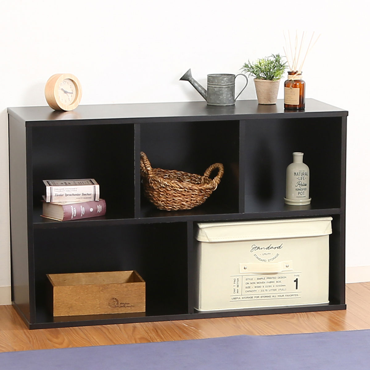 収納ボックス ふた付き 不織布 同色3個セット インナーボックス スタンダード フルサイズ ( 収納ケース 収納 ケース ボックス フタ 蓋 カラーボックス インナーケース 引き出し 取っ手付き 持ち手付き ファブリック 布製 おしゃれ ) 【グレー】 グレー