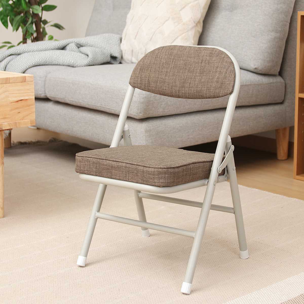 折りたたみ椅子 ロータイプ コンパクト （ チェア 折り畳み 1人掛け