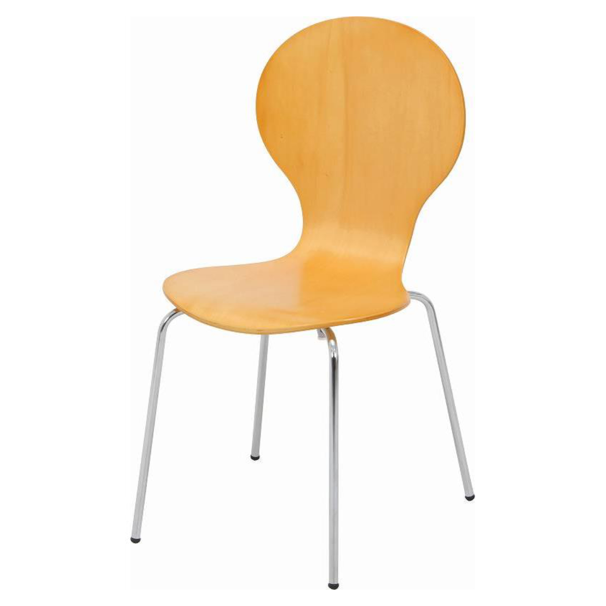 ダイニングチェア 座面高45cm 2脚セット エピチェアー スタッキングチェア ( チェア ダイニング イス 椅子 木目調 食卓椅子 肘なし 軽量 いす 食卓 リビング リビングチェア シンプル デスクチェア メラミン加工 ) 【ホワイト】 ホワイト