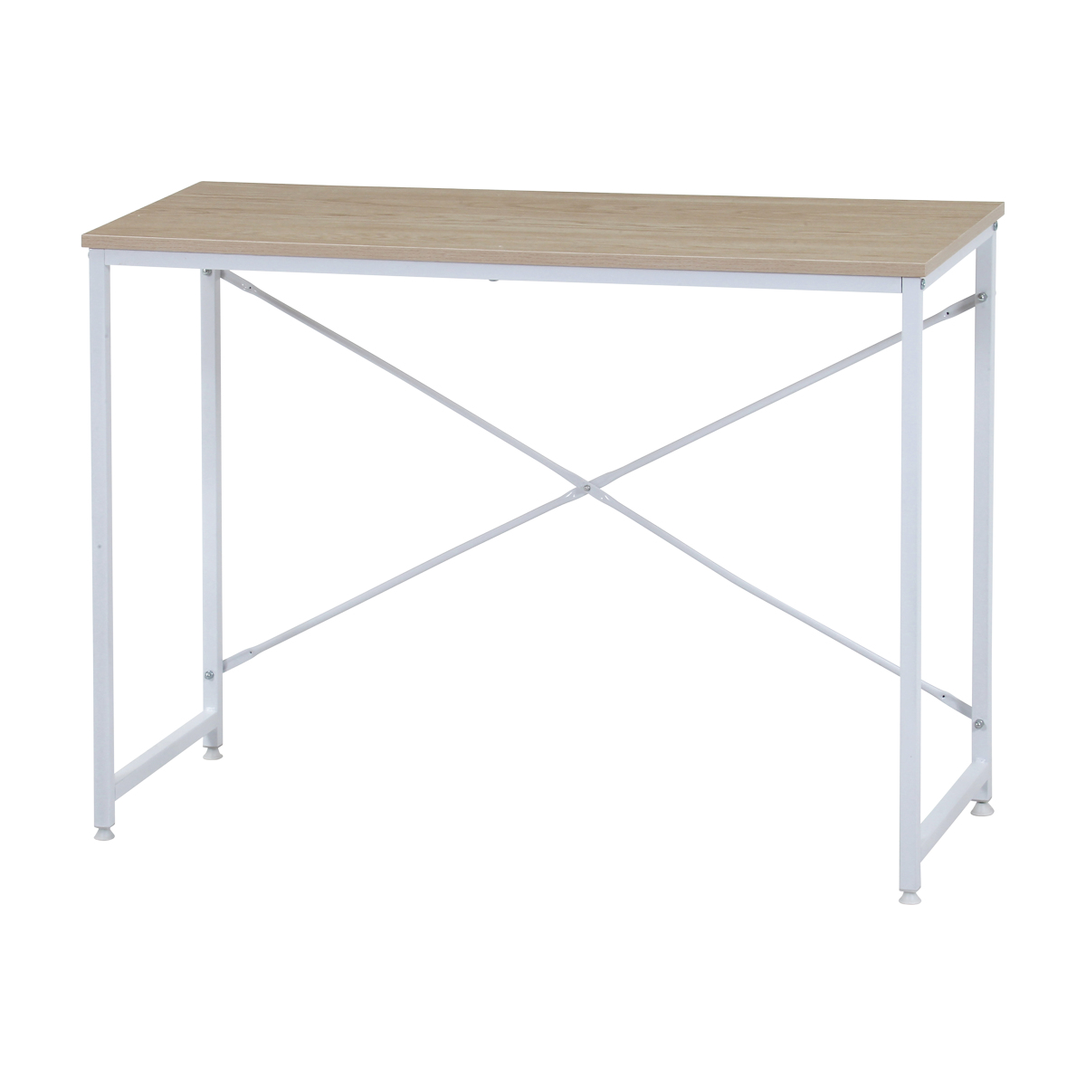 パソコンデスク 幅100cm アチーブ シンプル ( デスク 机 ワークデスク スリム コンパクト 平机 省スペース 学習机 勉強机 奥行41cm 学習デスク パソコン PC リビングデスク ) 【ウォールナット】 ウォールナット