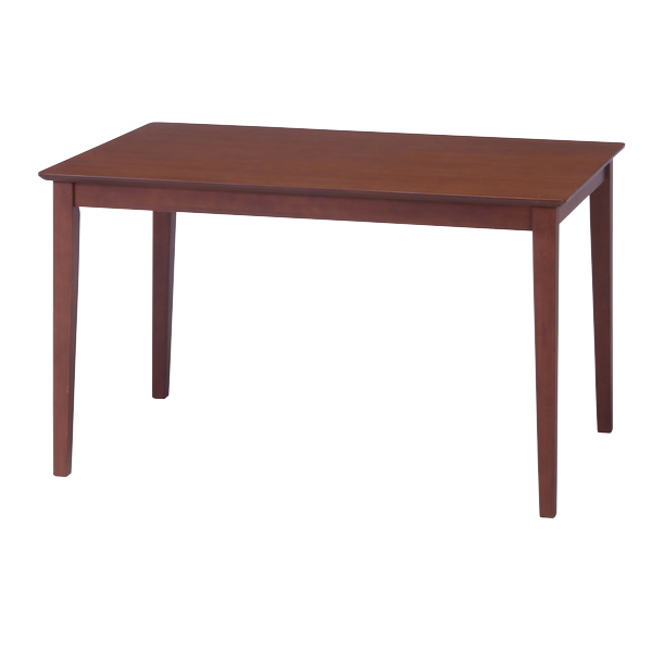 ダイニングテーブル 幅120cm 奥行75cm ブラウン 木製 天然木 ダイニング テーブル 机 4人掛け （ 食卓テーブル 幅 120 リビングテーブル