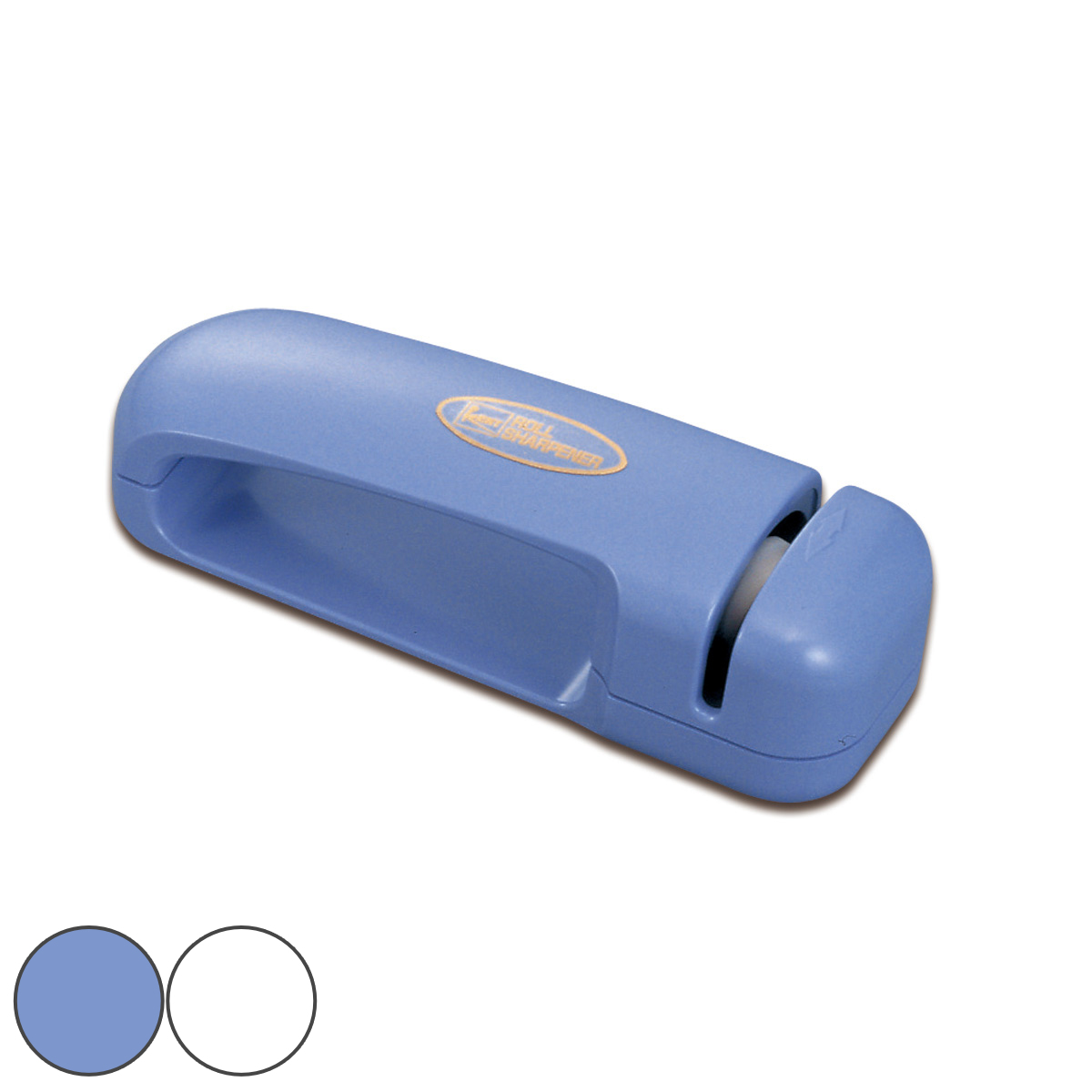 シャープナー ロール式 ケント 包丁研ぎ 日本製 ( 包丁研ぎ器 包丁砥 研ぎ器 研ぎ石 包丁砥石 包丁磨き 包丁用 ナイフ用 粗研ぎ 仕上げ ) 【ブルー】