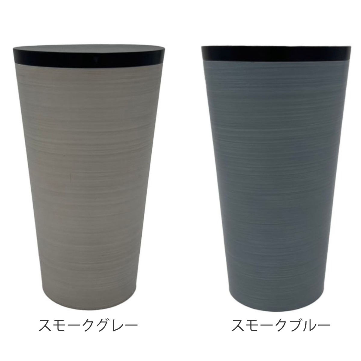 トイレポット ダスパースタイル 抗菌 ( サニタリーポット トイレ用 ごみ箱 汚物入れ スリム 日本製 トイレ用品 ダストボックス サニタリー用品 トイレタリー スタイリッシュ シンプル スモークグレー スモークブルー ) 【スモークグレー】 スモークグレー