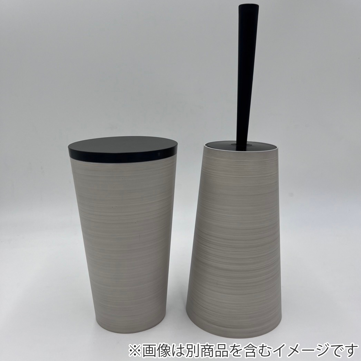 トイレポット ダスパースタイル 抗菌 ( サニタリーポット トイレ用 ごみ箱 汚物入れ スリム 日本製 トイレ用品 ダストボックス サニタリー用品 トイレタリー スタイリッシュ シンプル スモークグレー スモークブルー ) 【スモークグレー】 スモークグレー