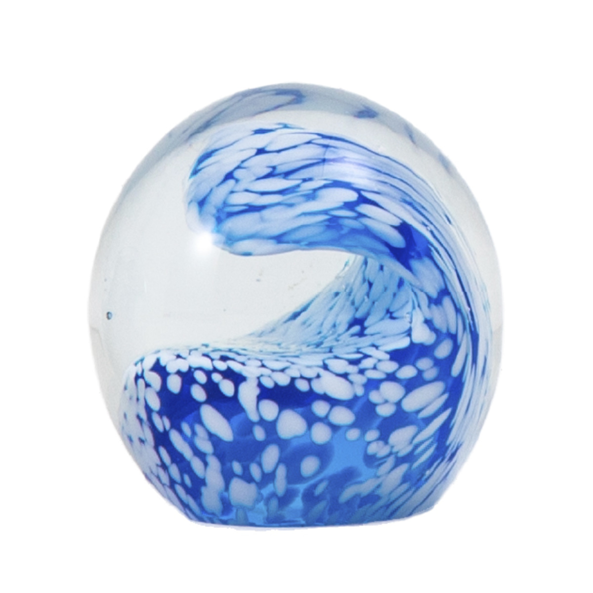 ガラスインテリアオブジェ（Glass interior objects） ウェーブ