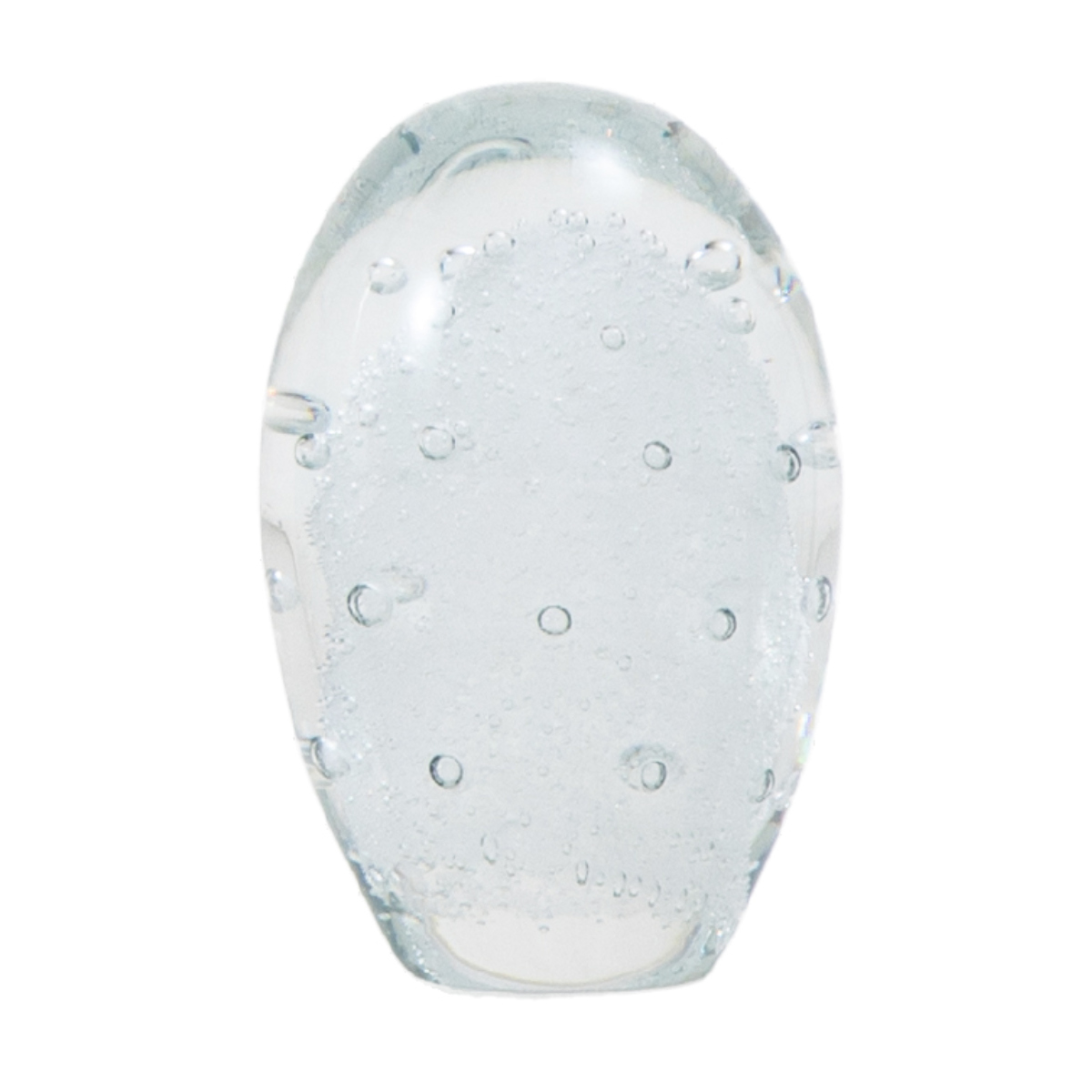 ガラスインテリアオブジェ(Glass interior objects) 泡 S ( ガラス オブジェ 置き物 気泡 バブル ガラス細工 玄関 コンパクト クリア 透明 ペーパーウェイト インテリア ニッチ トイレ 癒し ) 【ピンク】 ピンク