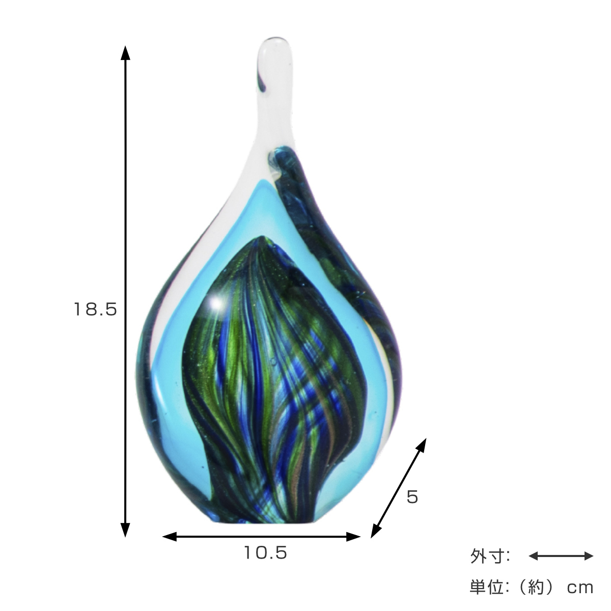 ガラスインテリアオブジェ（Glass interior objects） ミックス