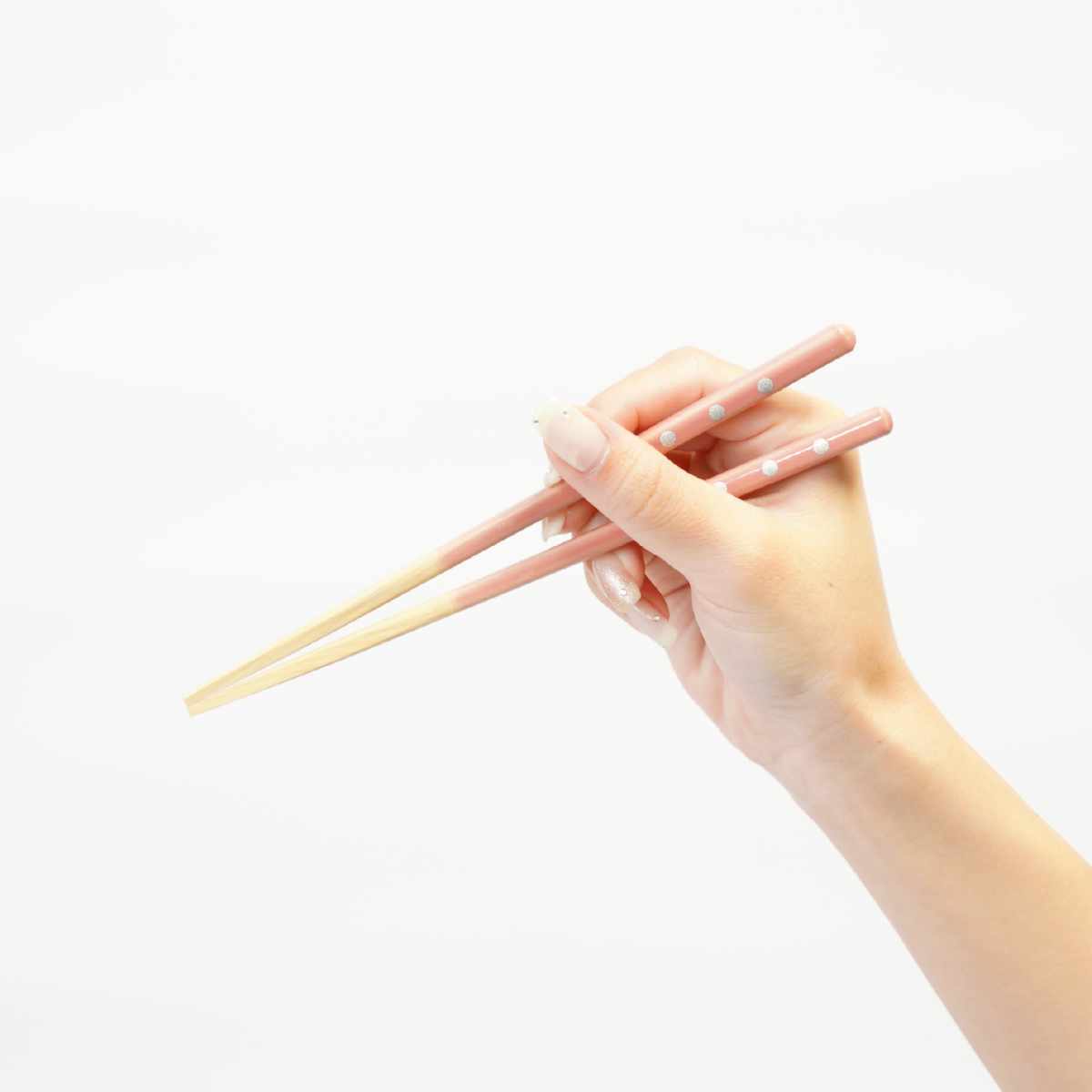 ほんとうにすべらないお箸 子供用 18cm ドット HSS-111 ( 食洗機対応 お箸 はし おはし ハシ カトラリー すべらない 滑らない 自宅用 プレゼント 普段使い 子ども シンプル おしゃれ 水玉 ) 【グリーン】 グリーン