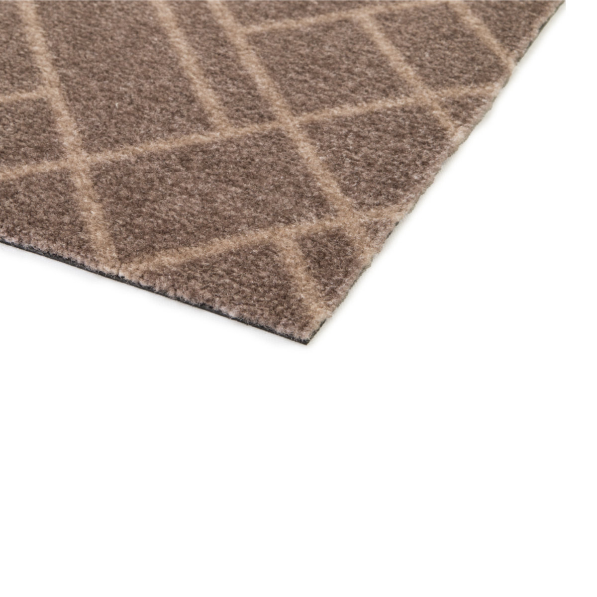 玄関マット チカ コペンハーゲン フロアマット 40×90 屋内 ( マット 玄関 ストライプ ドット はさみで切れる 幅90cm 敷き物 ラグ 滑り止め インテリア 室内用マット おしゃれ ベージュ ブラック 洗面所 ランドリー 敷物 ) 【ドットブラック】 ドットブラック