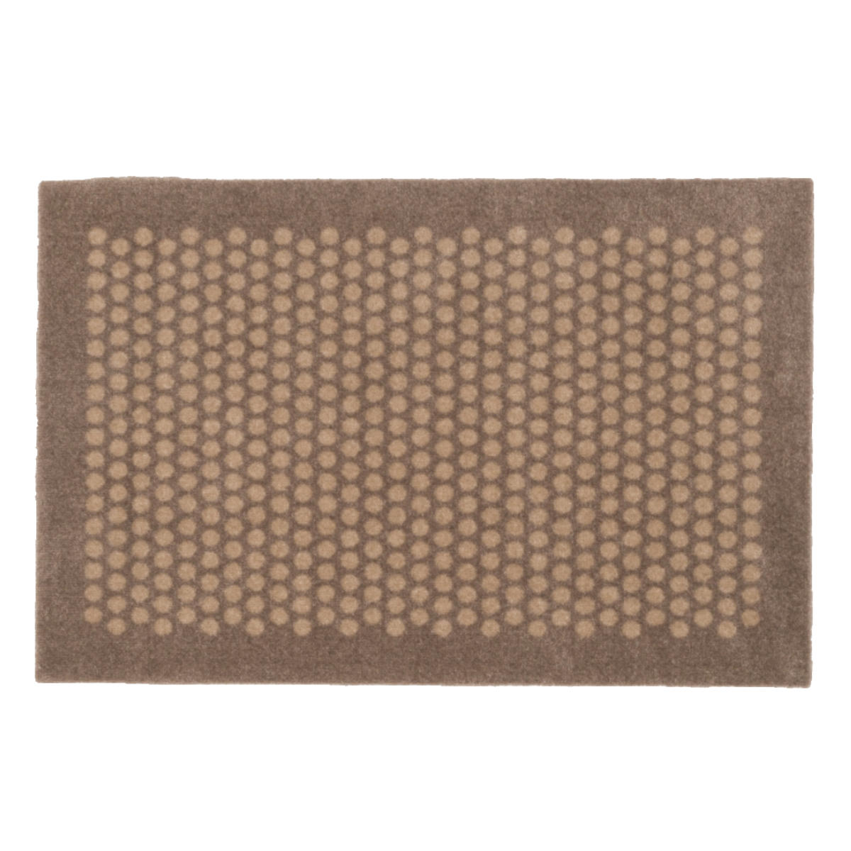 玄関マット チカ コペンハーゲン フロアマット 40×90 屋内 ( マット 玄関 ストライプ ドット はさみで切れる 幅90cm 敷き物 ラグ 滑り止め インテリア 室内用マット おしゃれ ベージュ ブラック 洗面所 ランドリー 敷物 ) 【ドットブラック】 ドットブラック