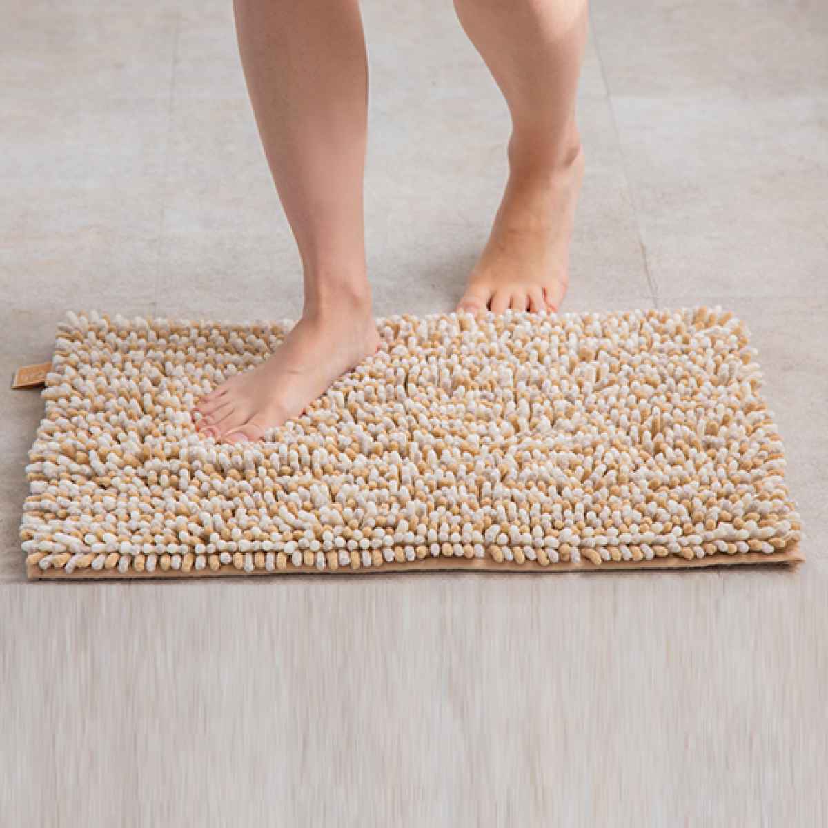 バスマット マイクロファイバー 40×60cm もふバスマット ( お風呂マット バス マット 吸水 抗菌 防臭 お風呂 浴室 長方形 40×60 足ふきマット 滑りどめ ) 【よもぎ】 よもぎ