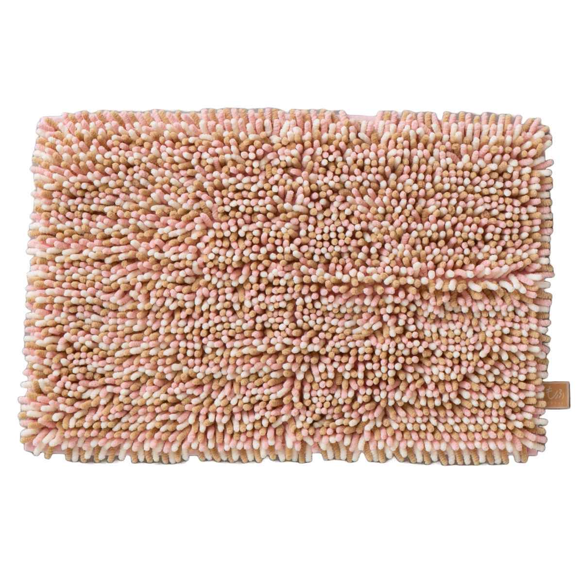 バスマット マイクロファイバー 40×60cm もふバスマット ( お風呂マット バス マット 吸水 抗菌 防臭 お風呂 浴室 長方形 40×60 足ふきマット 滑りどめ ) 【よもぎ】 よもぎ