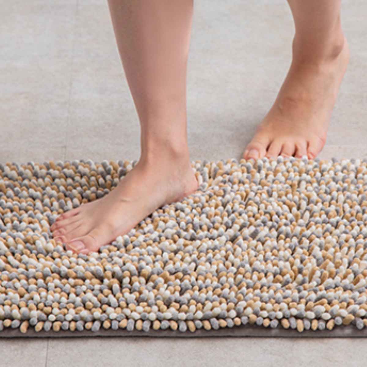 バスマット マイクロファイバー 40×60cm もふバスマット ( お風呂マット バス マット 吸水 抗菌 防臭 お風呂 浴室 長方形 40×60 足ふきマット 滑りどめ ) 【よもぎ】 よもぎ