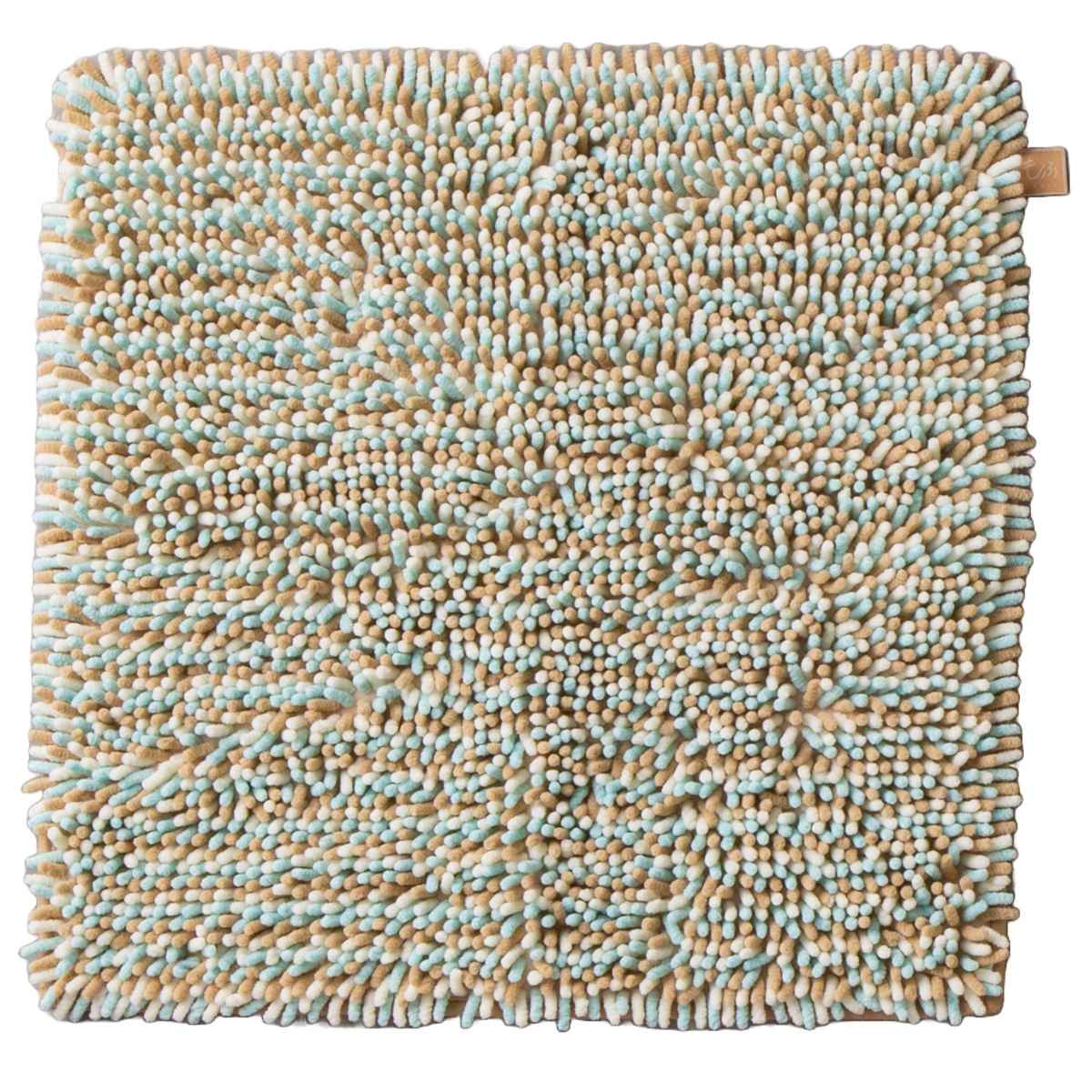 バスマット マイクロファイバー 60×60cm もふバスマット ( お風呂マット バス マット 吸水 抗菌 防臭 お風呂 浴室 正方形 60×60 足ふきマット 滑りどめ ) 【サクラ】 サクラ