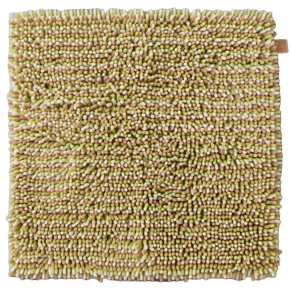 バスマット マイクロファイバー 60×60cm もふバスマット ( お風呂マット バス マット 吸水 抗菌 防臭 お風呂 浴室 正方形 60×60 足ふきマット 滑りどめ ) 【サクラ】 サクラ