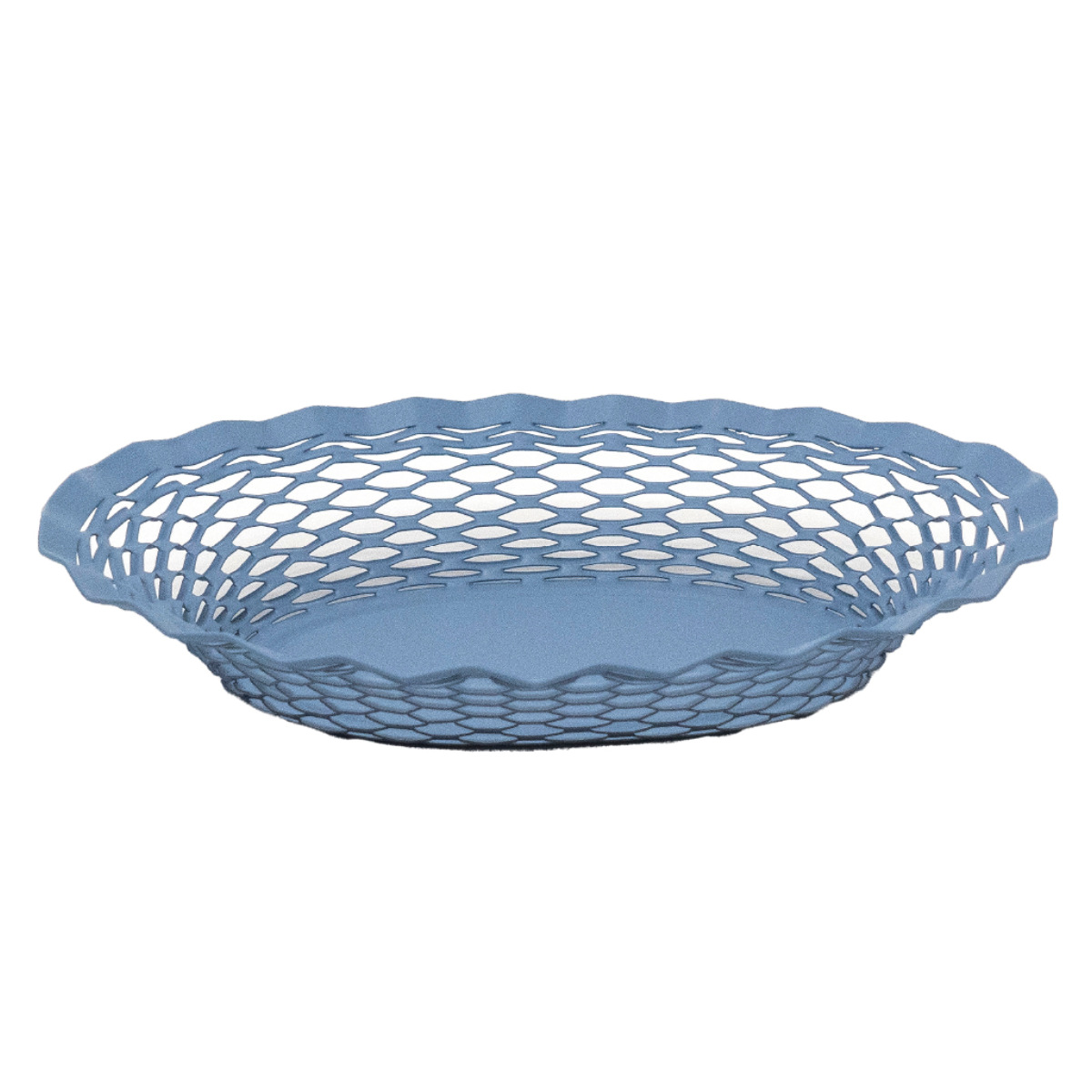 かご Roger Orfevre ステンレスバスケット オーバル S ( トレー トレイ バスケット 収納 卓上収納 小物入れ お小物置き 一時置き 小物トレイ おしゃれ ステンレス 水洗い 洗える リビング収納 クラシカル ) 【ブルー】 ブルー