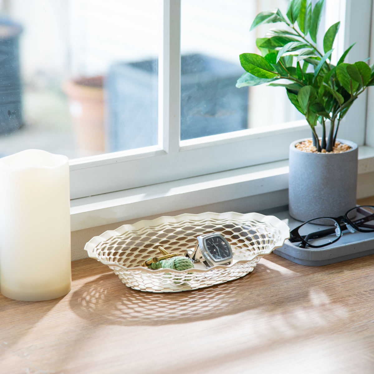 かご Roger Orfevre ステンレスバスケット オーバル S ( トレー トレイ バスケット 収納 卓上収納 小物入れ お小物置き 一時置き 小物トレイ おしゃれ ステンレス 水洗い 洗える リビング収納 クラシカル ) 【ブルー】 ブルー