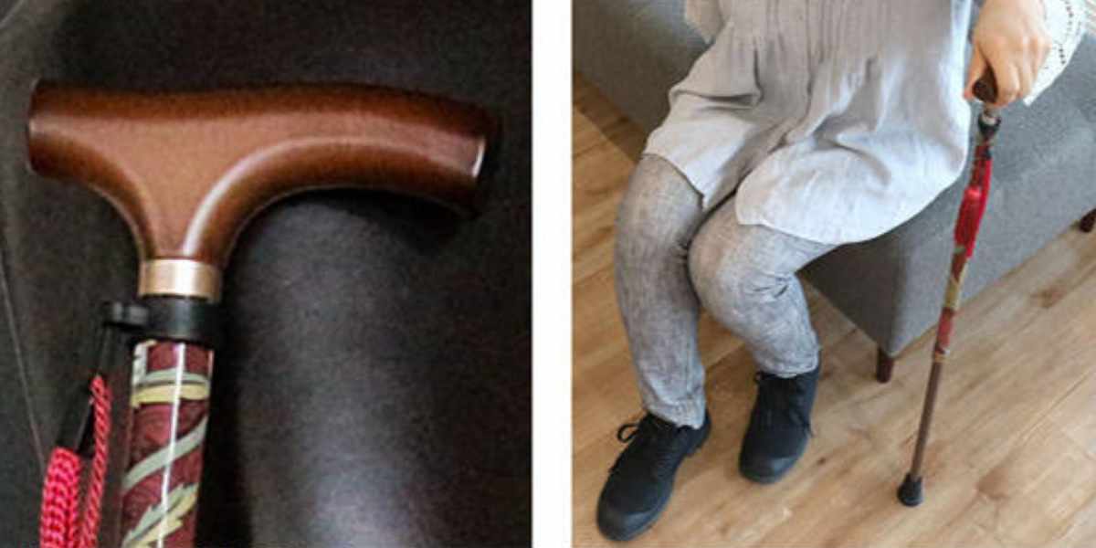 杖 ウィリアムモリス ハニーサックル&チューリップ 伸縮 軽量 おしゃれ 女性 介護 ( 伸縮杖 10段階調節 つえ ウィリアム・モリス ストラップ付き 滑りにくい 歩行補助 外出 散歩 転倒防止 高級感 介護用品 )