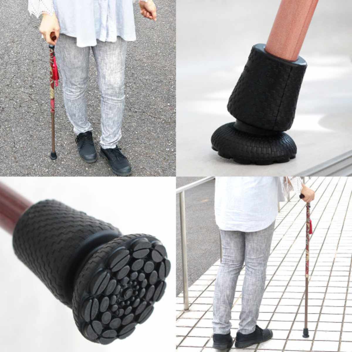 杖 ウィリアムモリス ハニーサックル&チューリップ 伸縮 軽量 おしゃれ 女性 介護 ( 伸縮杖 10段階調節 つえ ウィリアム・モリス ストラップ付き 滑りにくい 歩行補助 外出 散歩 転倒防止 高級感 介護用品 )