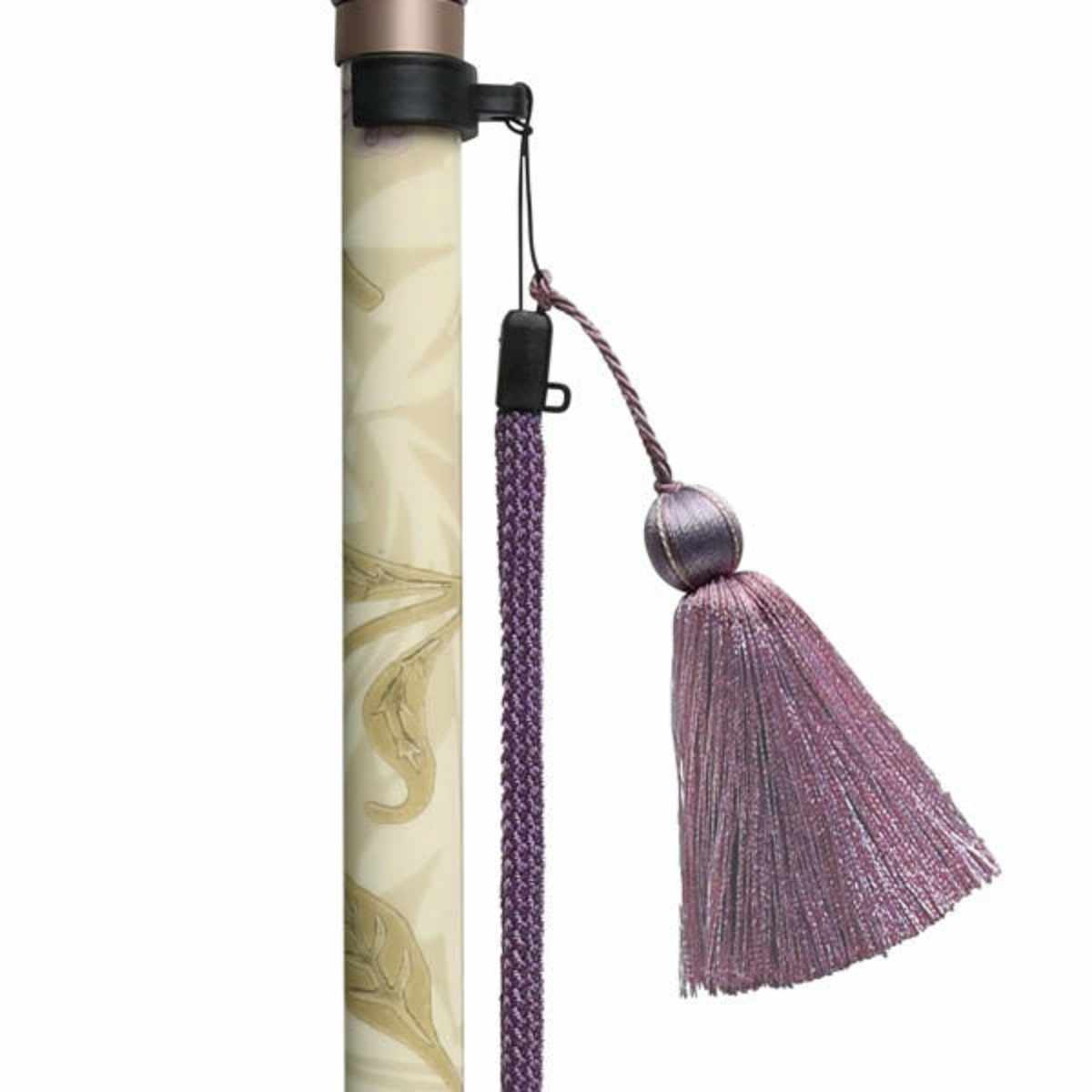 杖 ウィリアムモリス ジャスミン 伸縮 軽量 おしゃれ 女性 介護 ( 伸縮杖 10段階調節 つえ ウィリアム・モリス ストラップ付き 滑りにくい 歩行補助 外出 散歩 転倒防止 高級感 介護用品 )