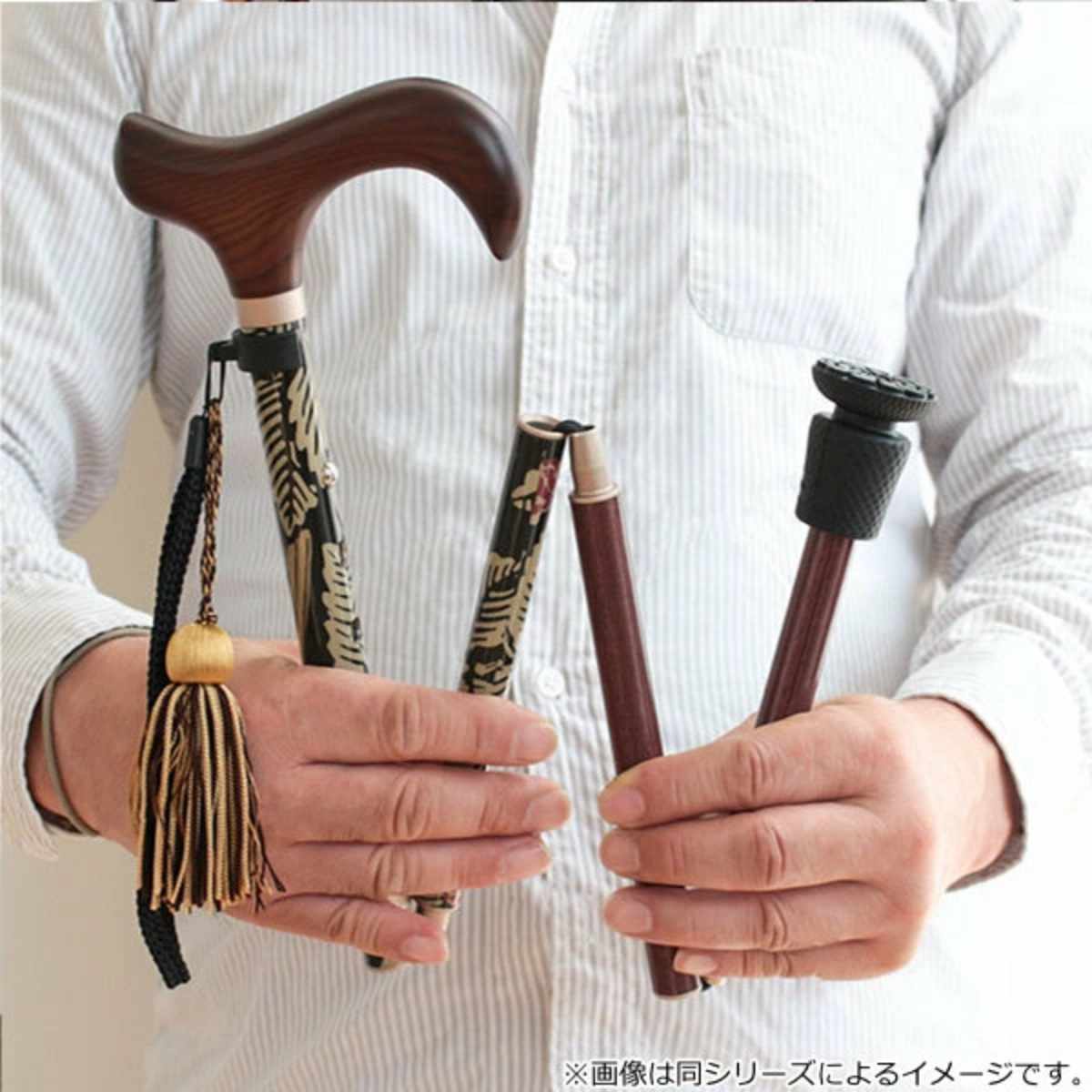 杖 ウィリアムモリス デイジー 折りたたみ 軽量 おしゃれ 女性 介護 ( 伸縮杖 5段階調節 つえ 折り畳み 伸縮 ウィリアム・モリス ストラップ付き 滑りにくい 持ち運び 歩行補助 転倒防止 高級感 )