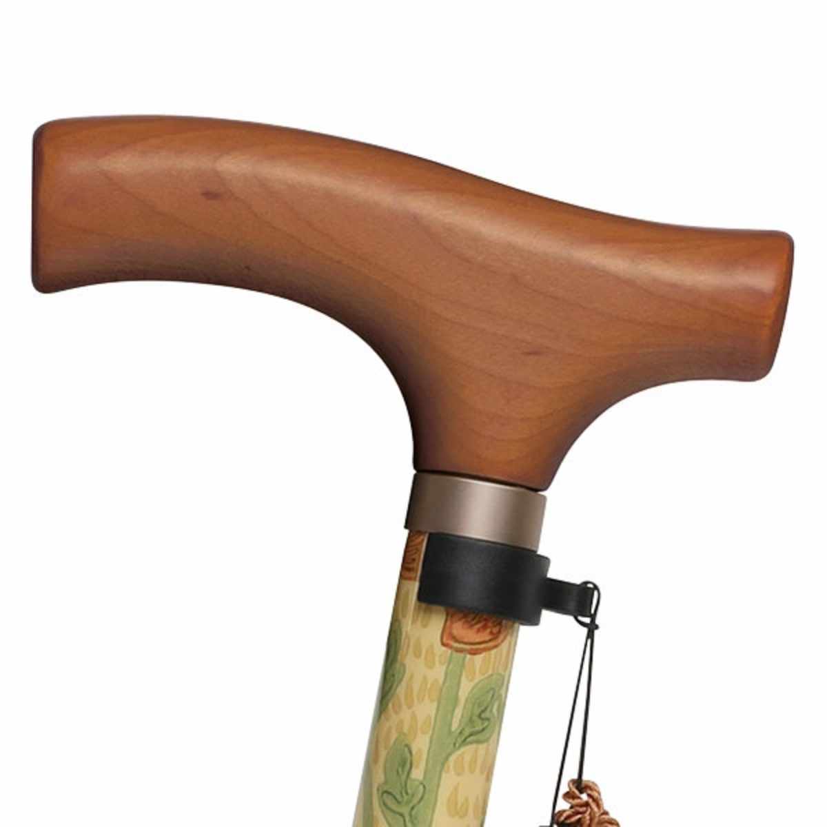 杖 ウィリアムモリス デイジー 折りたたみ 軽量 おしゃれ 女性 介護 ( 伸縮杖 5段階調節 つえ 折り畳み 伸縮 ウィリアム・モリス ストラップ付き 滑りにくい 持ち運び 歩行補助 転倒防止 高級感 )